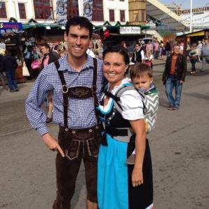 Jade of weekings.com at Oktoberfest with her family
